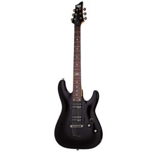 sgr-c1-schecter-gloss-black-comprar-guitarra-en-cartagena